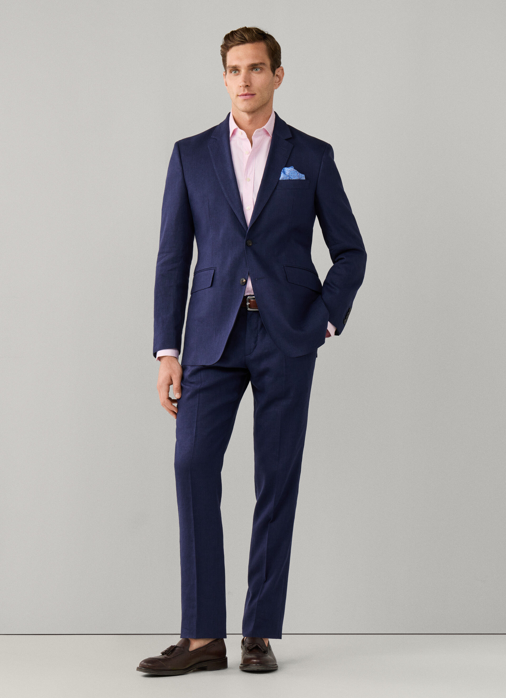 Linen Stretch Suit | Hackett London