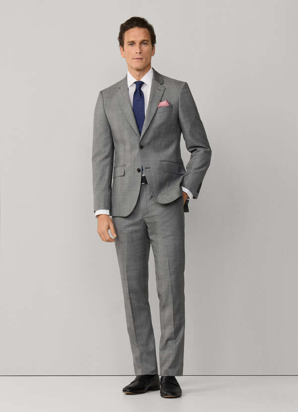 Wool Glen Check Suit - Woven in Italy