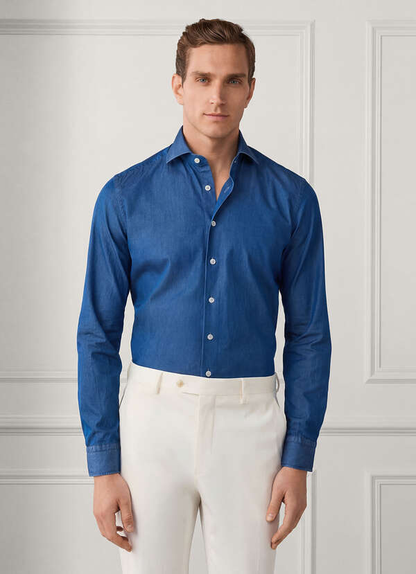 Tailored Fit Denim Shirt - 2