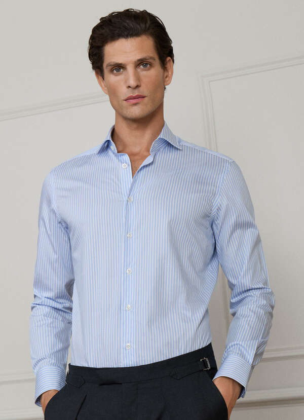 Tailored Fit Stripe Shirt - Made in Europe Tailored Fit Stripe Shirt - Made in Europe