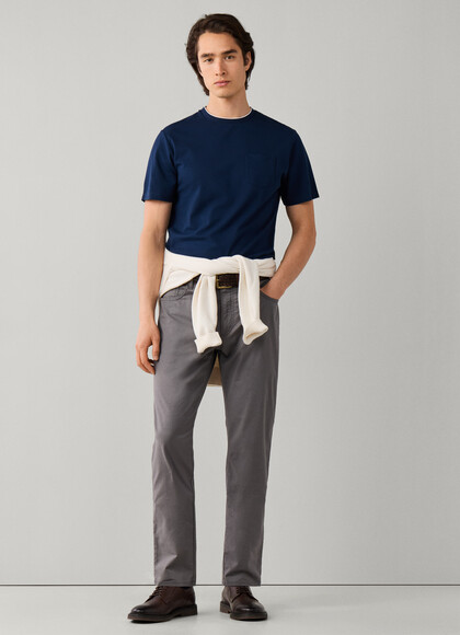 Regular Fit Trinity Canvas 5 Pocket Trouser