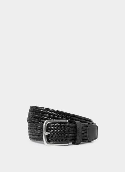 Braided Leather Belt