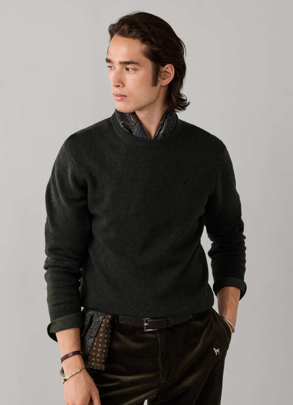 Lambswool Crew Neck Jumper