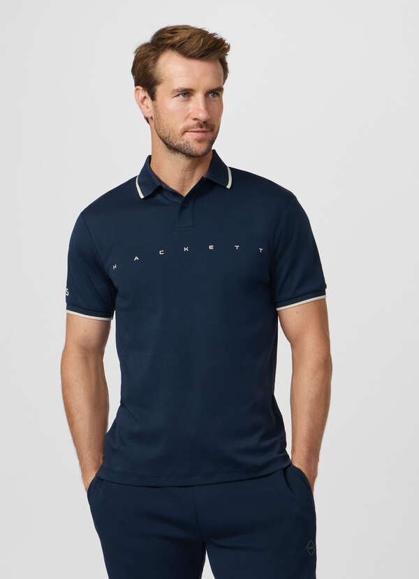 Classic Fit Short Sleeve Branded Polo - 2