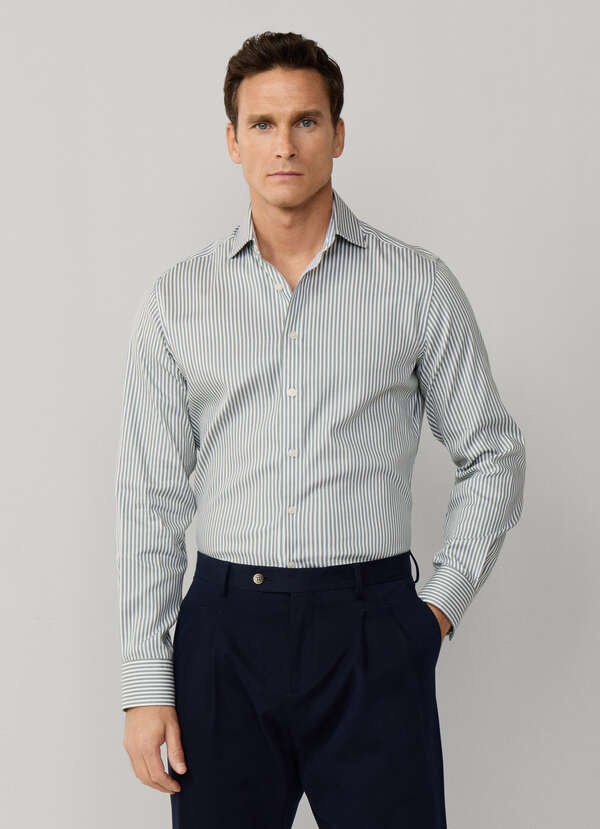 Tailored Fit Double Face Bengal Shirt - 2 Tailored Fit Double Face Bengal Shirt - 2