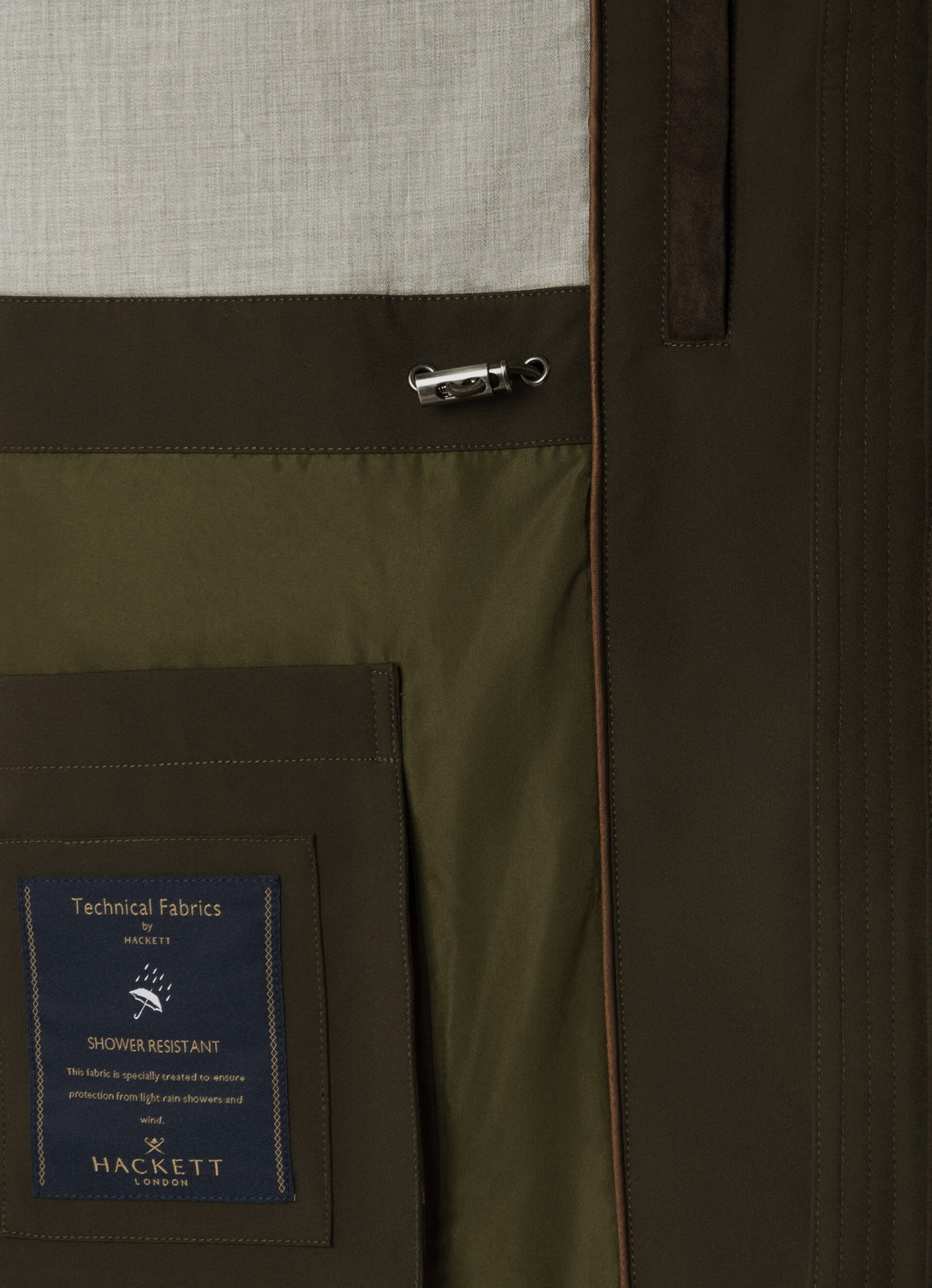 Water Resistant Hooded Car Coat | Hackett London