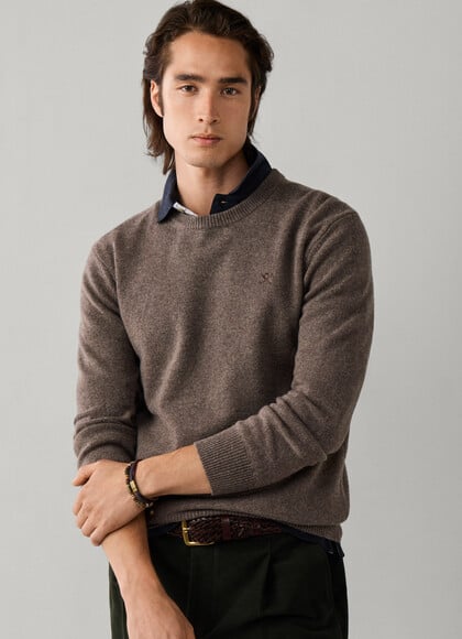 Lambswool Crew Neck Jumper