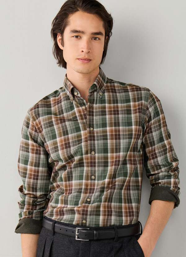 Tailored Fit Country Plaid Check Shirt Tailored Fit Country Plaid Check Shirt