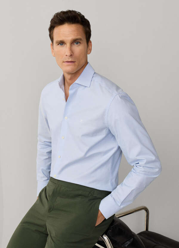 Tailored Fit Textured Shirt