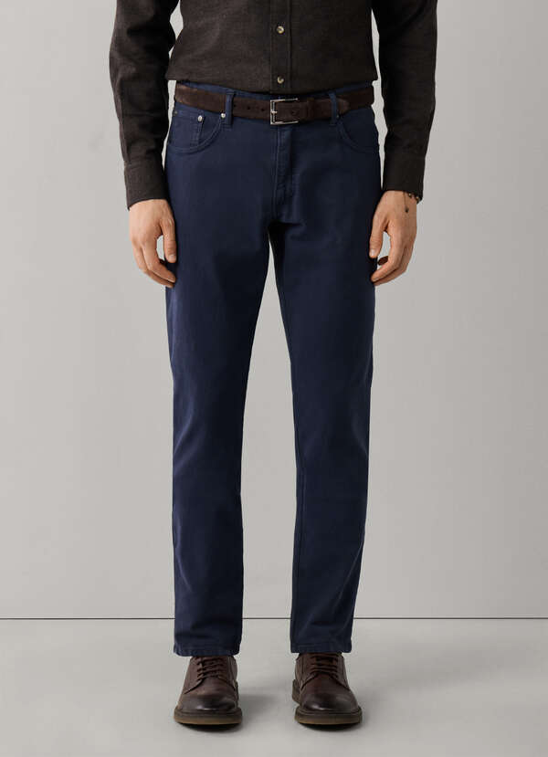 Regular Fit Trinity Textured Trousers - 2 Regular Fit Trinity Textured Trousers - 2