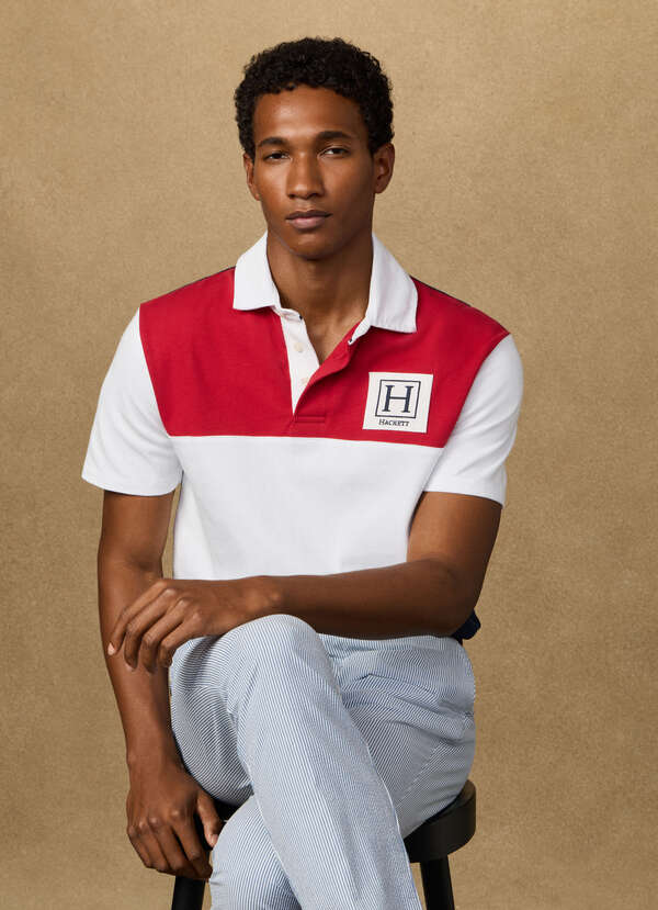 Classic Fit Short Sleeve Rugby Shirt
