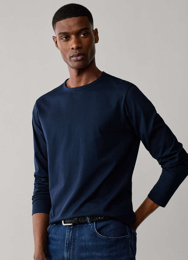 Classic Fit Long Sleeve Pima Cotton T-Shirt Classic Fit Long Sleeve Pima Cotton T-Shirt
