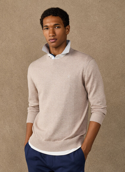 Cotton Crew-Neck Jumper