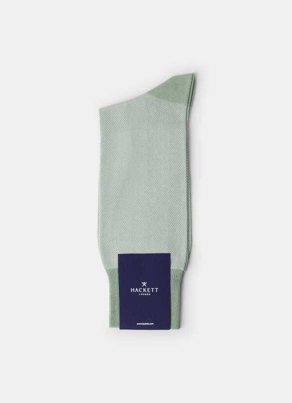 Mercerised Cotton Birdseye Socks - 2