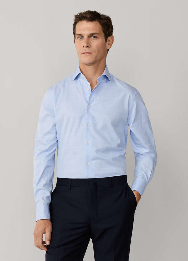 Classic Fit Formal Prince of Wales Shirt - 2