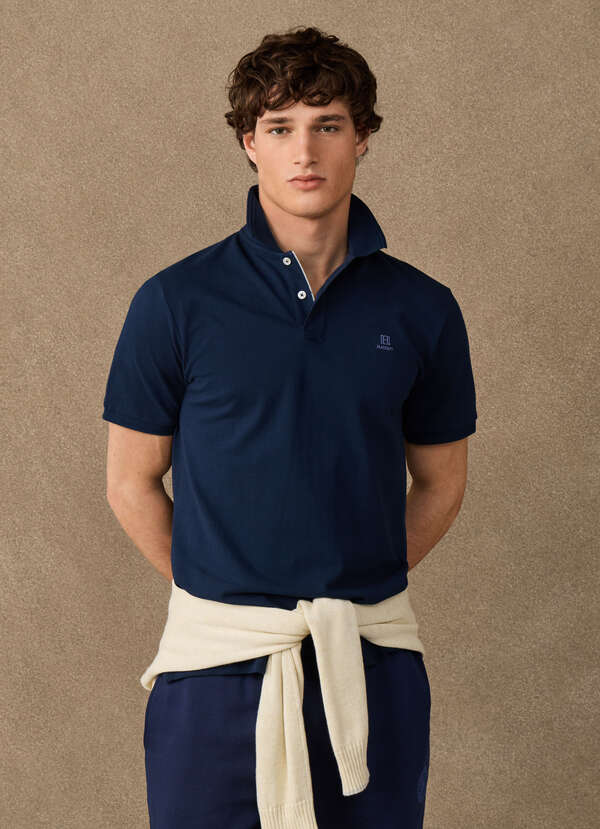 Classic Fit Short Sleeve Tipped Polo