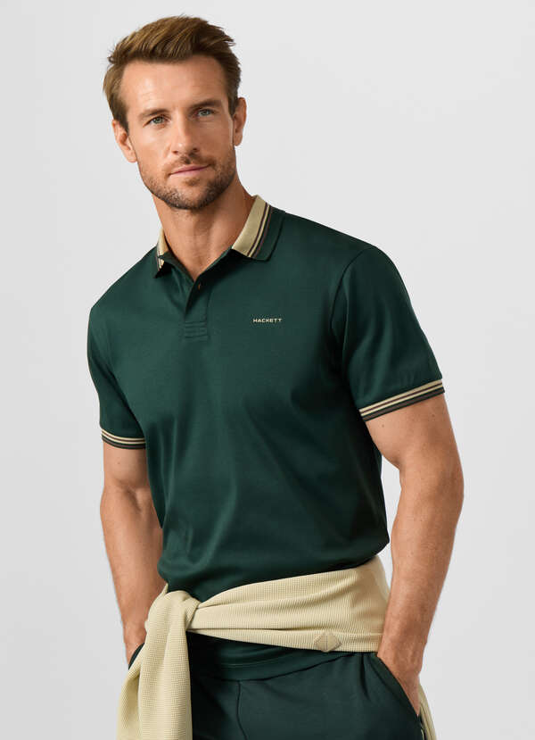 Classic Fit Short Sleeve Multi Collar Polo