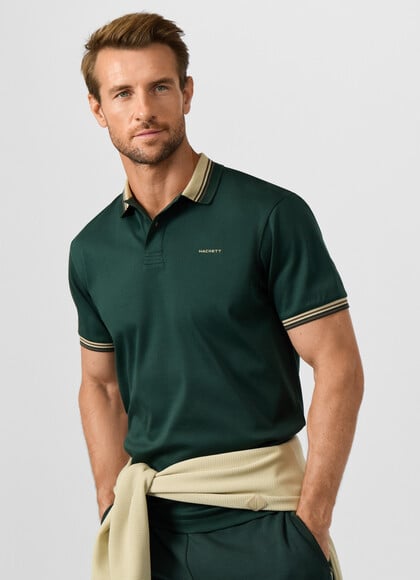 Classic Fit Short Sleeve Multi Collar Polo