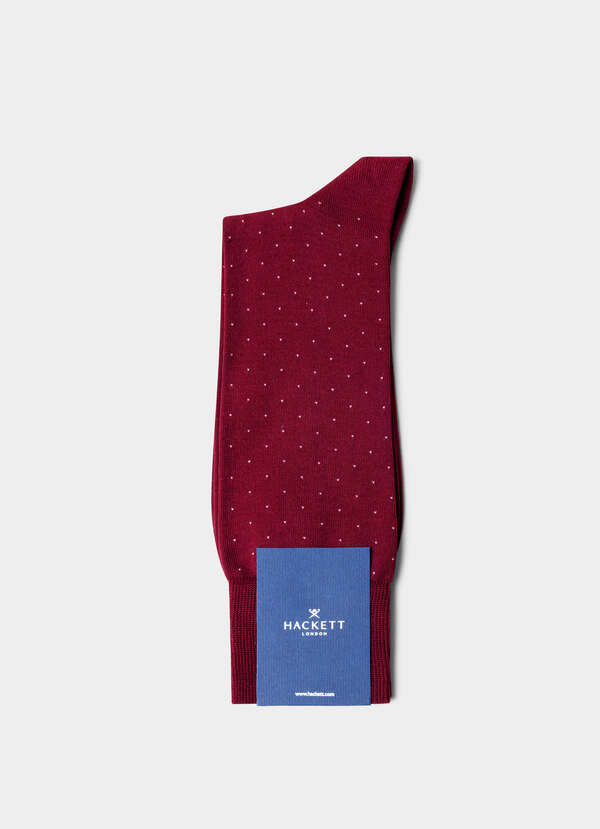 Mercerised Cotton Polka Dot Sock - 2