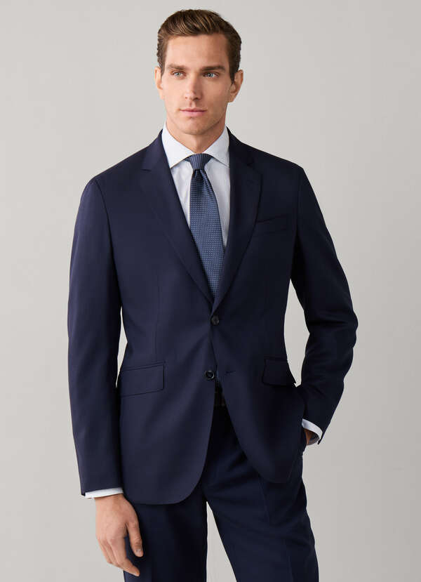 Wool Stretch Travel Blazer - Woven in Italy