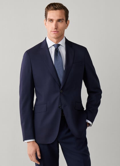 Wool Stretch Travel Blazer - Woven in Italy