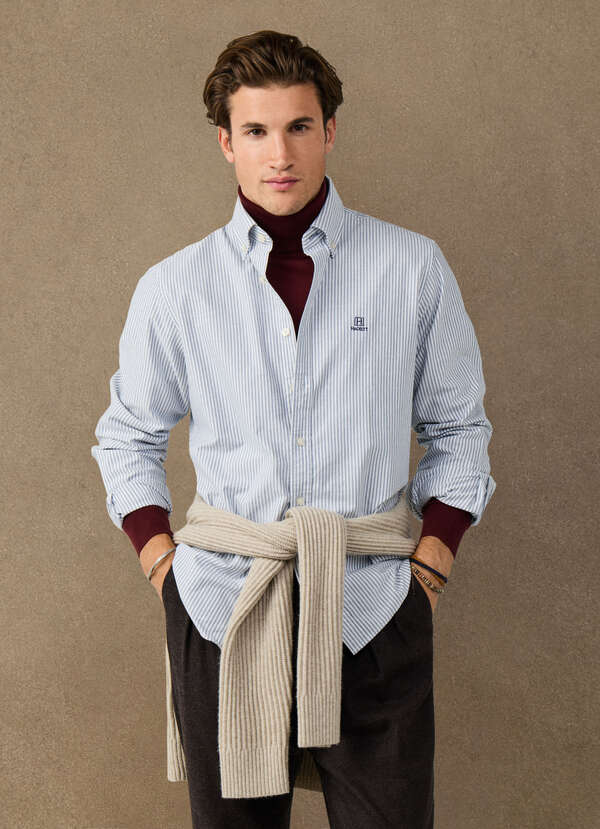 Classic Fit Striped Oxford Shirt Classic Fit Striped Oxford Shirt