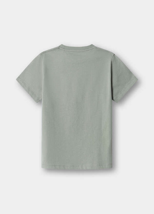 Classic Fit Tiger Print Logo T-Shirt - 2