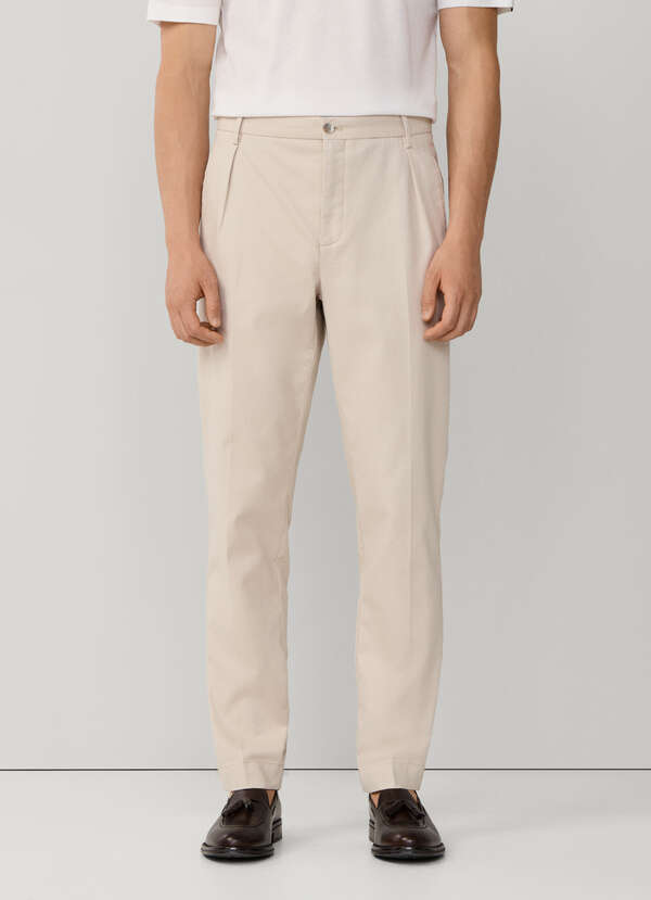 Sloane Tapered Fit Tricotine Trouser - 2
