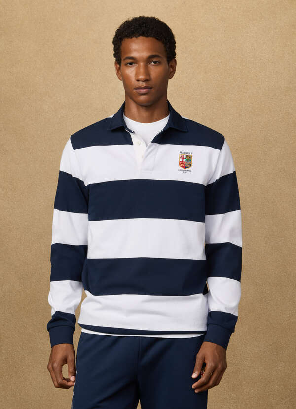 Classic Fit LRC Striped Rugby Shirt - 2 Classic Fit LRC Striped Rugby Shirt - 2