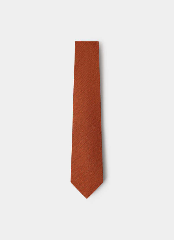 Wool-Silk Solid Twill Tie