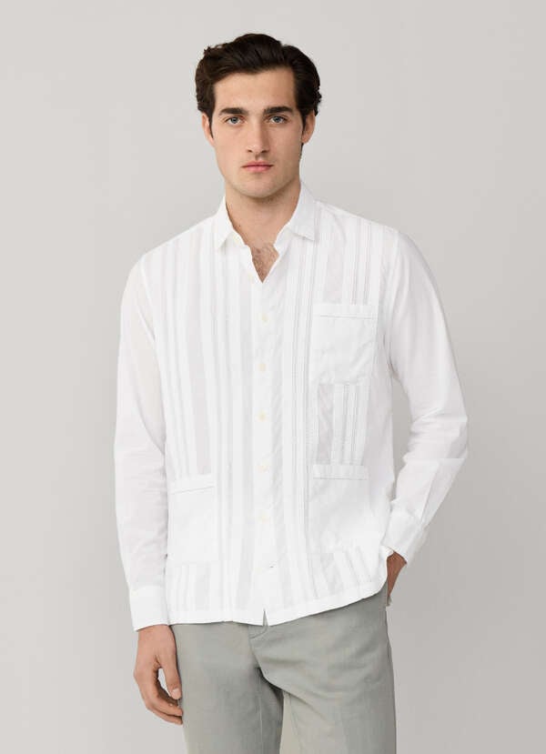 Classic Fit Guayabera Shirt - 2 Classic Fit Guayabera Shirt - 2