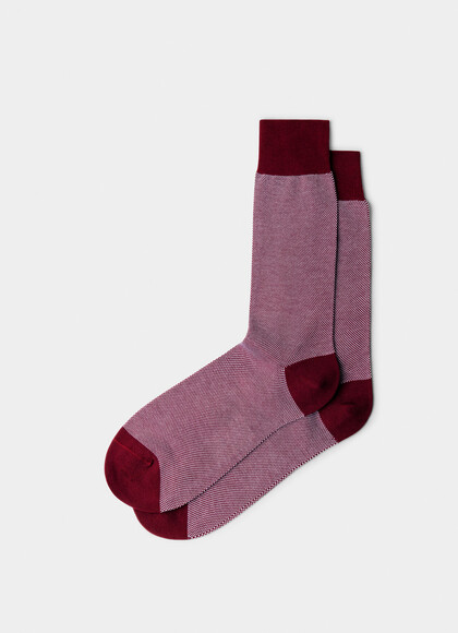 Mercerised Cotton Birds Eye Socks