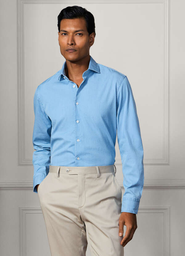 Tailored Fit Denim Shirt - 2