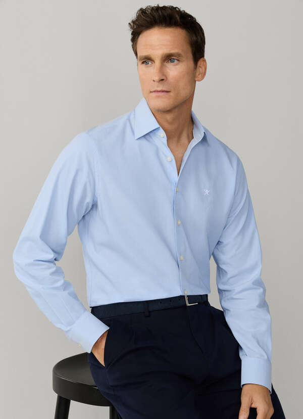 Classic Fit End-On-End Solid Shirt Classic Fit End-On-End Solid Shirt
