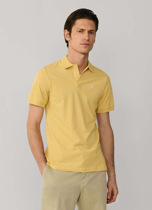 Slim Fit Short Sleeve Logo Pique Polo - 2 Slim Fit Short Sleeve Logo Pique Polo - 2