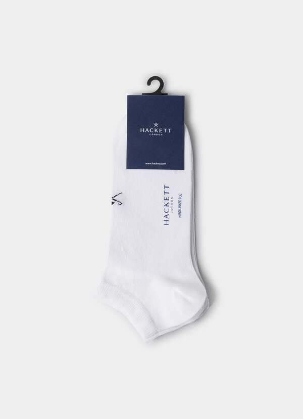Two Pack Solid Trainer Socks - 2