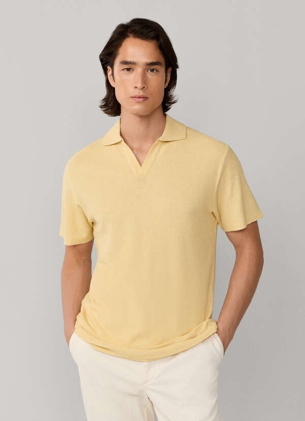 Classic Fit Short Sleeve Textured Knit Polo - 2 Classic Fit Short Sleeve Textured Knit Polo - 2