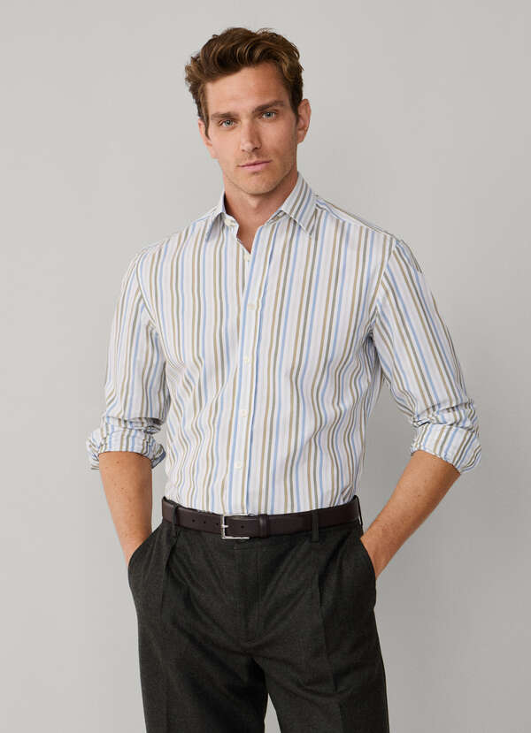 Tailored Fit Bengal Stripe Shirt Tailored Fit Bengal Stripe Shirt