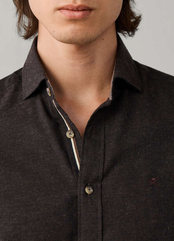 Tailored Fit Flannel Tape Shirt - 2