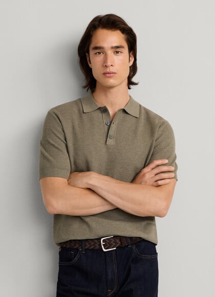 Classic Fit Short Sleeve Knit Polo
