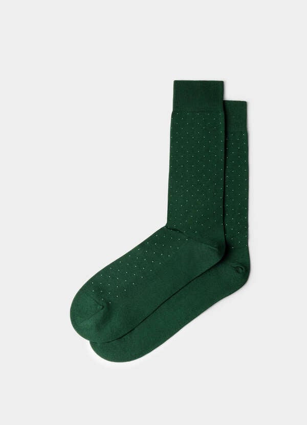 Mercerised Cotton Polka Dot Sock Mercerised Cotton Polka Dot Sock