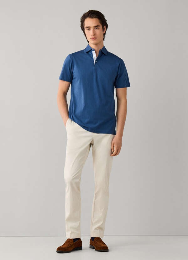 Classic Fit Short Sleeve Jersey Polo - 2 Classic Fit Short Sleeve Jersey Polo - 2