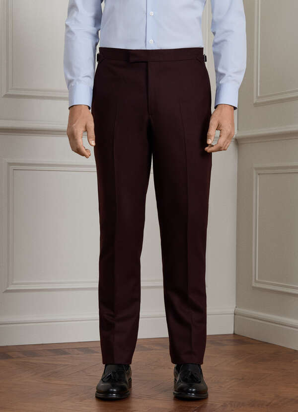 Wool Formal Trouser-Woven in Italy - 2