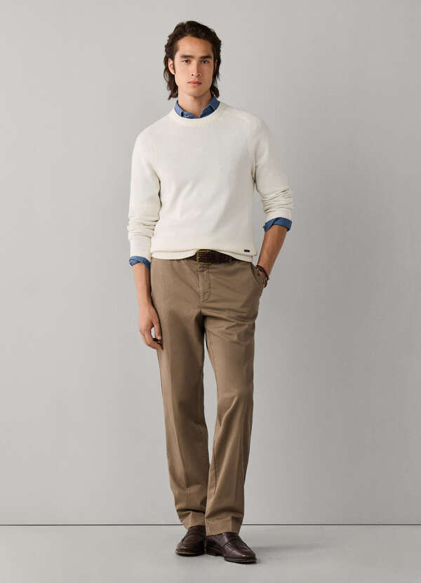 Tailored Fit Sanderson Stretch Cotton Chino
