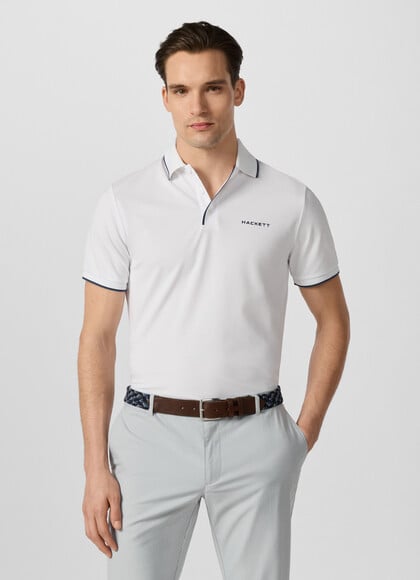 Classic Fit Short Sleeve Tipped Polo