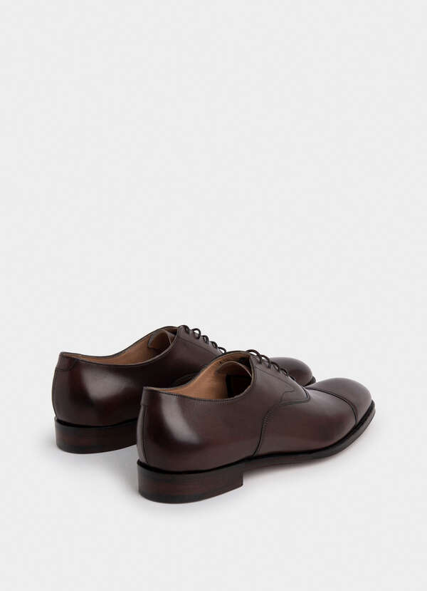 Leather Oxford Toe Cap Shoe - 2