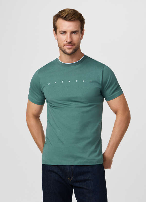 Classic Fit Short Sleeve Branded T-Shirt - 2