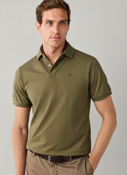 Slim Fit Short Sleeve Logo Polo