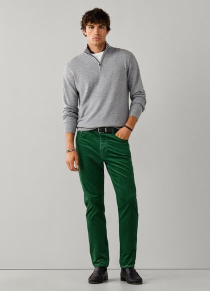 Regular Fit 5 Pocket Corduroy Trouser