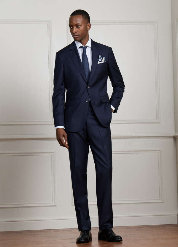 Wool Formal Trousers - Woven in Italy